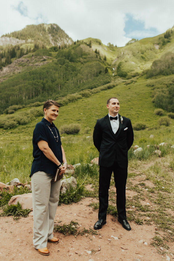 maroon bells wedding photos, maroon bells elopement, mountain elopement inspiration, aspen wedding, wedding ceremony photos, mountain wedding inspiration, elopement inspiration, colorado wedding, wedding photographer, aspen wedding photographer, aspen wedding photos, aspen wedding photos, maroon bells elopement photos, maroon bells amphitheater wedding photos, bride and groom photos, wedding dress inspo, destination wedding photographer, elopement photographer