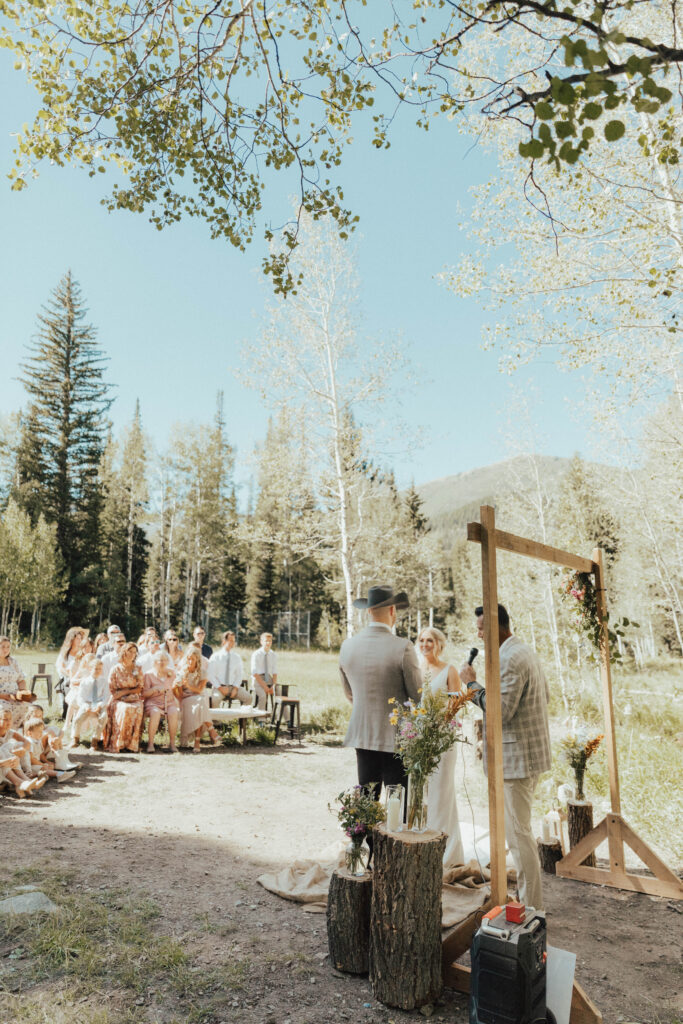 mountain wedding, mountain wedding venue, big cottonwood canyon wedding, sundance mountain resort wedding, alta mountain resort wedding, snowbird resort wedding, albion basin wedding photos, jackson hole wedding photographer, banff elopement photographer, maroon bells amphitheater wedding in aspen colorado
