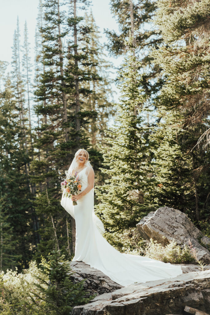 luxury mountain wedding photographer, intimate wedding venue, colorful wedding, wildflower wedding floral arrangements, western luxe groom inspiration, destination wedding photographer, timeless mountain wedding photos, couture wedding gown inspiration, elegant outdoor wedding ceremony, intimate mountain wedding ceremony, alta lodge wedding photos