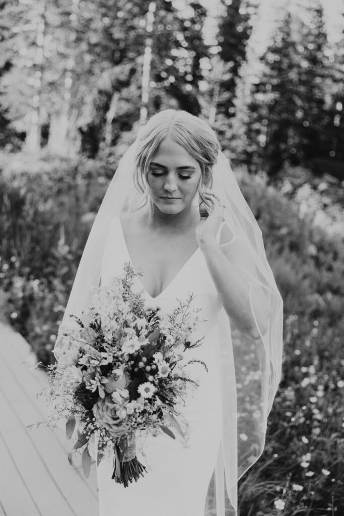 luxury mountain wedding photographer, intimate wedding venue, colorful wedding, wildflower wedding floral arrangements, western luxe groom inspiration, destination wedding photographer, timeless mountain wedding photos, couture wedding gown inspiration, elegant outdoor wedding ceremony, intimate mountain wedding ceremony