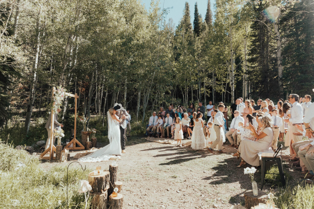 mountain wedding, mountain wedding venue, big cottonwood canyon wedding, sundance mountain resort wedding, alta mountain resort wedding, snowbird resort wedding, albion basin wedding photos, jackson hole wedding photographer, banff elopement photographer, maroon bells amphitheater wedding in aspen colorado